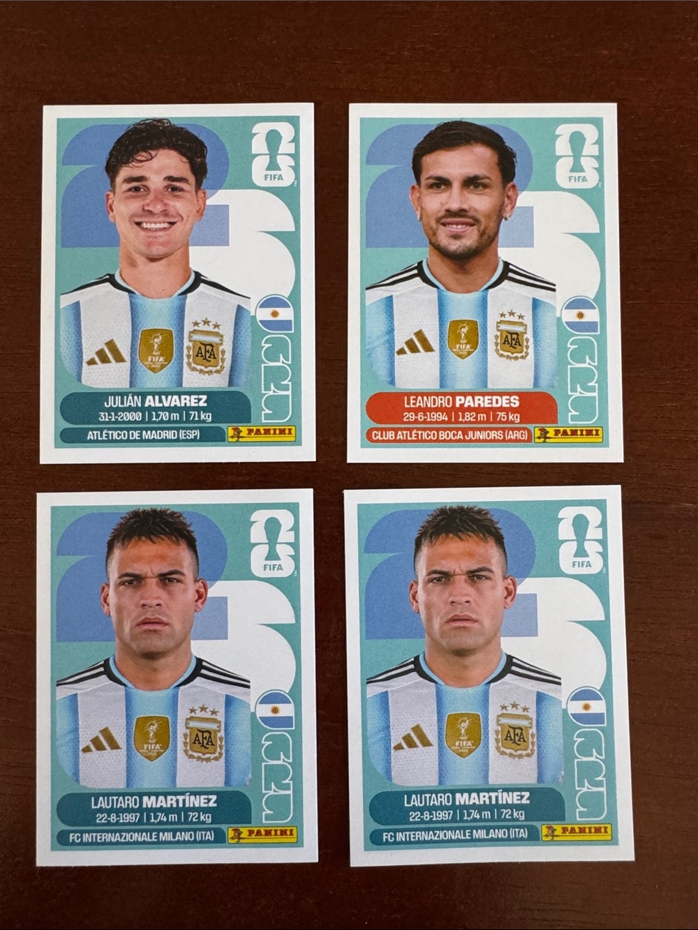 Panini FIFA 2026 World Cup Argentina Soccer Sticker Set